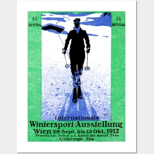 1912 Vienna Winter Sports Posters and Art